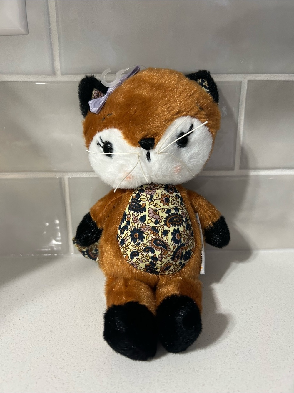 Ganz Sugar Snaps Apricot Fox Plush 9”